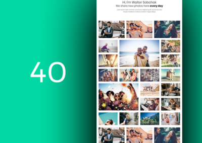 0040 – Álbum de fotos simple