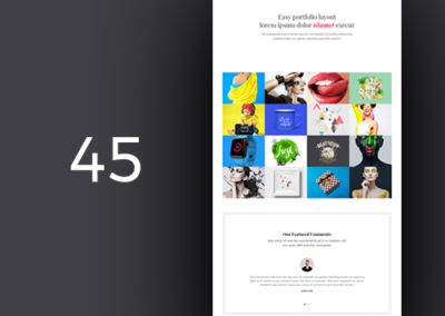 0045 – Portafolio sencillo